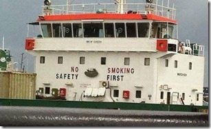 no safety smoking first