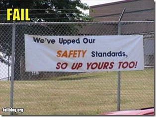 safety sign fail