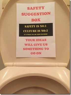 Safety Suggestion Box