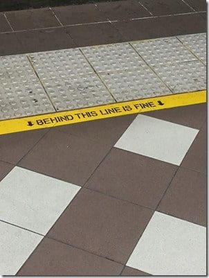yellow line